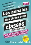 Les annales des (très) bien classés vignette